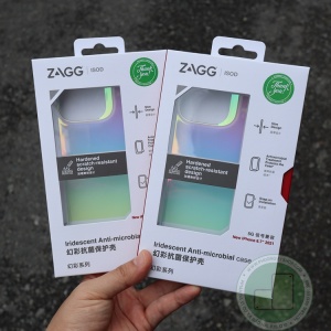 Ốp chống sốc iPhone 13 Promax - Zagg Iridescent Cầu vồng